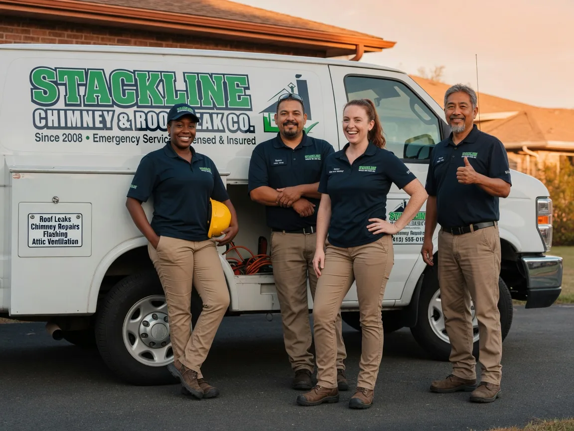 Chimney flashing repair company in Lone Tree, IA